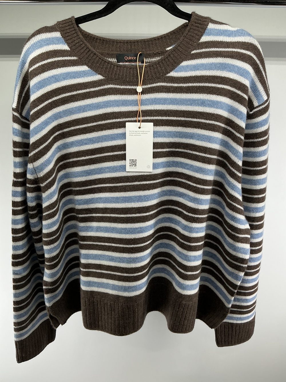 Mongolian Cashmere Boxy Crewneck Sweater